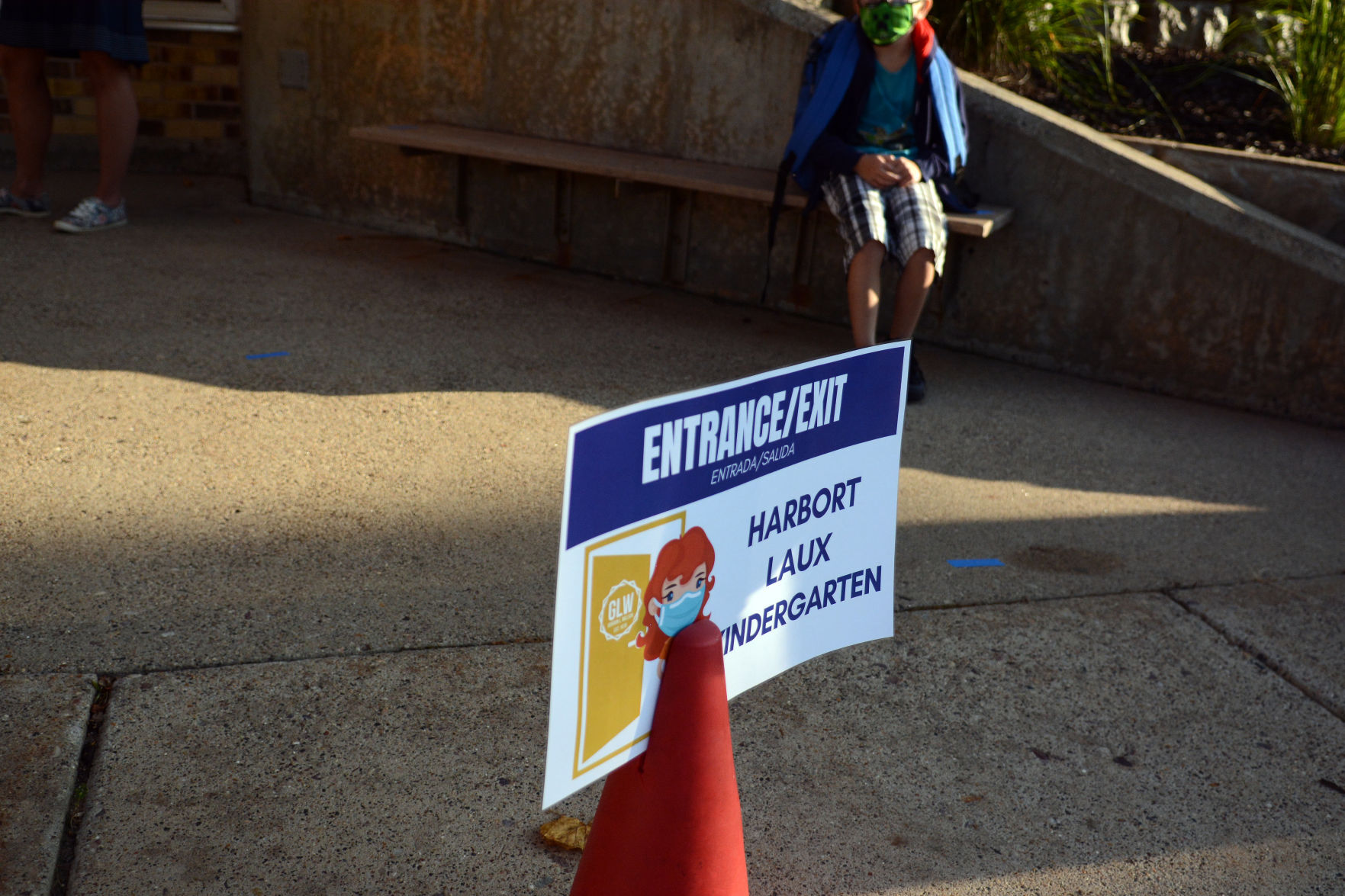 First day of school 2020 in Baraboo